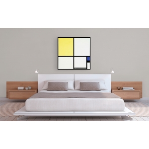 Cuadro en canvas. Mondrian, Composition with Blue and Yellow