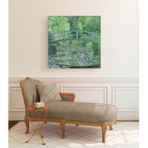 Cuadro en canvas. Claude Monet, Estanque de los nenúfares, armonía en verde
