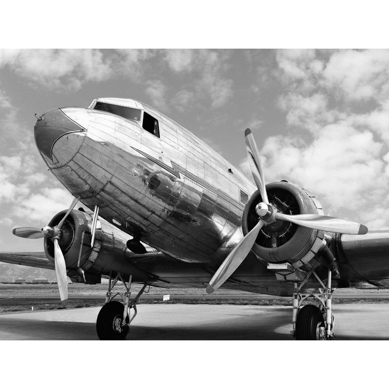 Leinwandbilder. Anonym, Vintage DC-3 Flugzeug