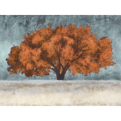 Leinwandbilder mit Bäume. Jan Eelder, Orange Oak