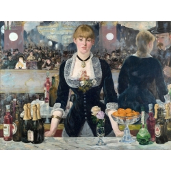 Tableau sur toile. Edouard Manet, Un bar aux Folies Bergère
