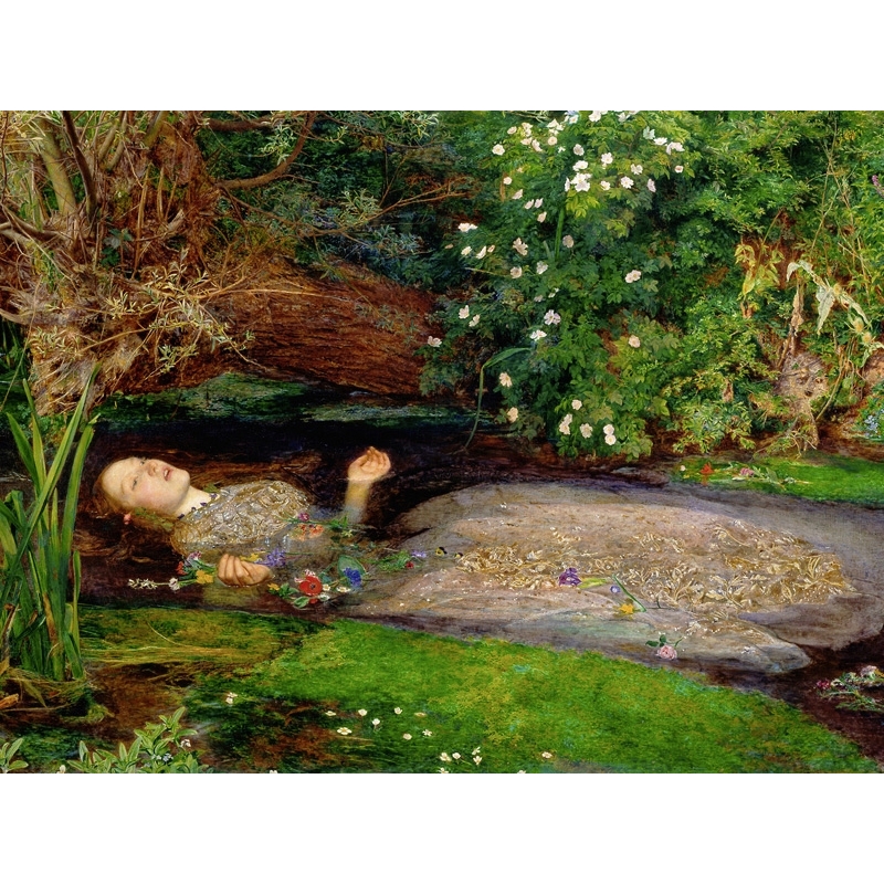 Leinwandbilder. John Everett Millais, Ophelia