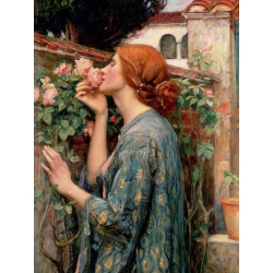 Wall art print and canvas. Waterhouse, The Soul of the Rose