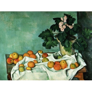 Quadro, stampa su tela. Paul Cezanne, Mele e primule