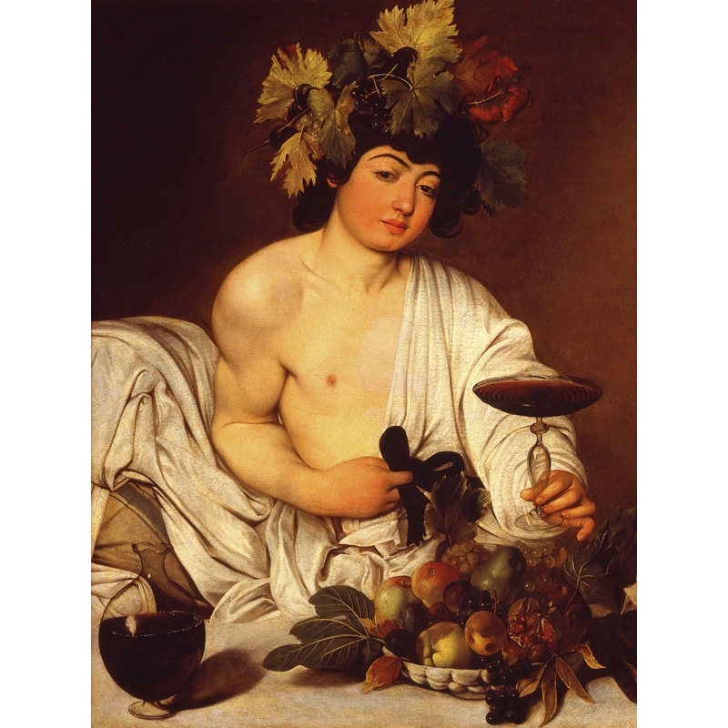 Tableau sur toile. Caravaggio, Bacchus Adolescent