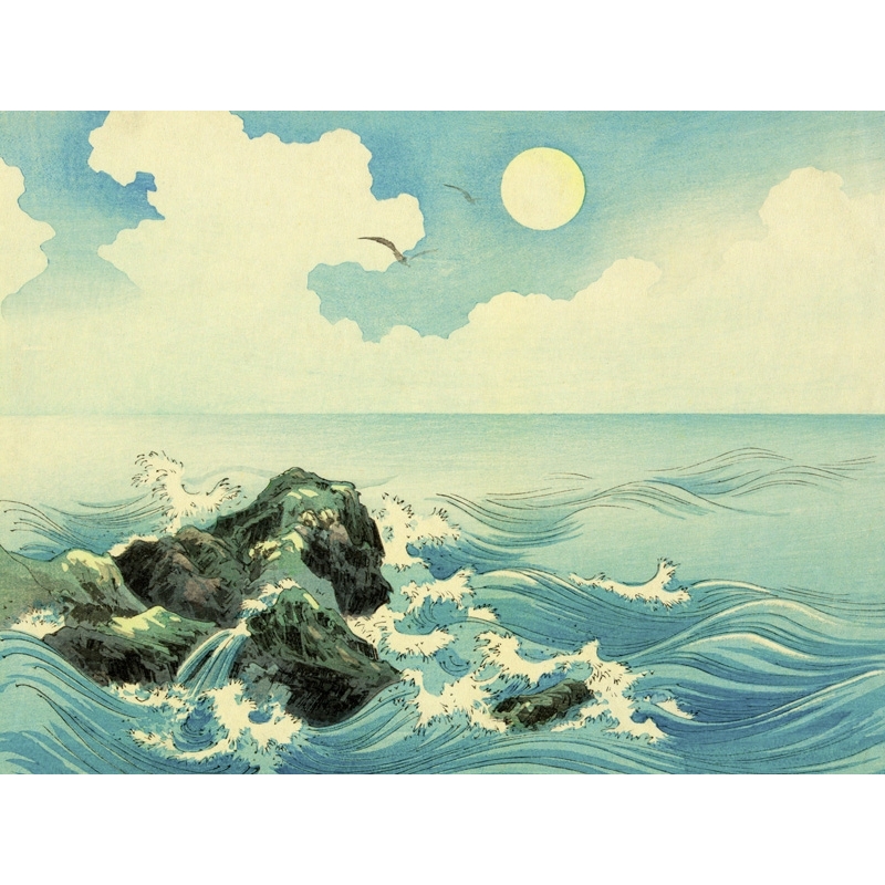 Wall art print and canvas. Uehara Konen, Kojima Island