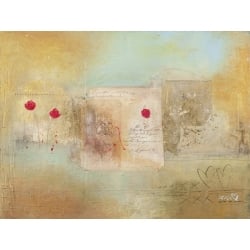 Cuadro abstracto moderno en canvas. Charaka Simoncelli, Roses for You