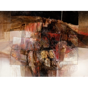 Moderne Abstrakte Leinwandbilder. Giuliano Censini, Evening