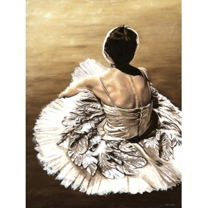 Cuadro bailarinas en canvas. Richard Young, Waiting in the Wings