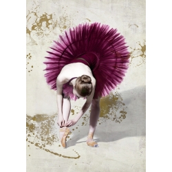 Quadro, stampa su tela. Teo Rizzardi, Purple Ballerina