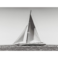 Quadro, stampa su tela. Classic racing sailboat