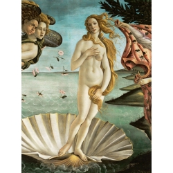 Quadro, stampa su tela. Sandro Botticelli, La nascita di Venere (dettaglio)