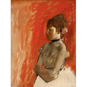Quadro, stampa su tela. Edgar Degas, Ballerina con le braccia incrociate