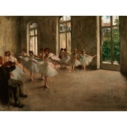 Leinwandbilder. Edgar Degas, The rehearsal
