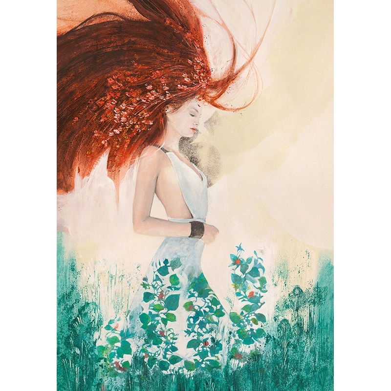 Wall art print and canvas. Erica Pagnoni, Fairy of Spring