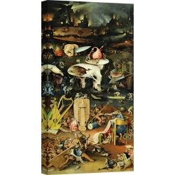 Cuadro famoso en canvas. Hieronymus Bosch, El Jardín de las delicias III