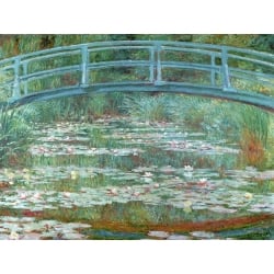 Wall art print and canvas. Claude Monet, Water Lily Pool