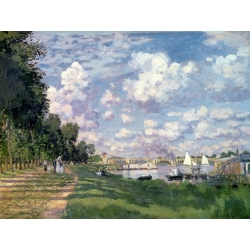 Quadro, stampa su tela. Claude Monet, La Marina a Argenteuil