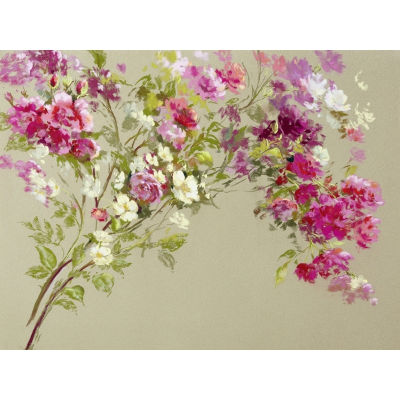 Wall art print and canvas. Nel Whatmore, The Garden of the Rose I