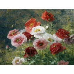 Wall art print and canvas. Louis Marie Lemaire, Poppies