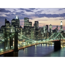 Cuadro en canvas, poster New York. Setboun, Puente de Brooklyn