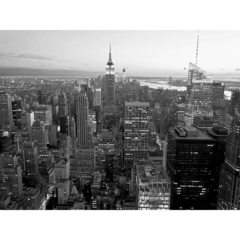 Cuadro en canvas, poster New York. Skyline of Midtown Manhattan