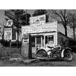 Tableau sur toile. Abandoned Gas Station, New Mexico