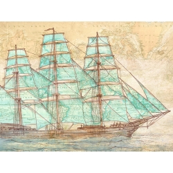 Leinwandbilder. Joannoo, Sailing to the World