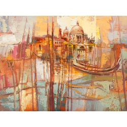 Leinwandbilder. Luigi Florio, Abstraktes Venedig