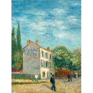 Leinwandbilder. Vincent van Gogh, Rispal Restaurant in Asnières