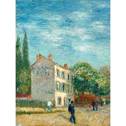 Wall art print and canvas. Vincent van Gogh, The Rispal Restaurant in Asniéres