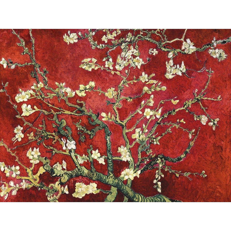 'Mandorlo in fiore quadro Stampa d''arte su tela telaio in legno' 