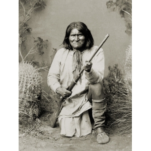 Leinwandbilder. Indianer – Geronimo, Apache, 1886