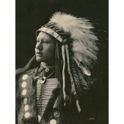 Quadro, stampa su tela. Indiani d'America – John Hollow Horn Bear, Sioux, 1898