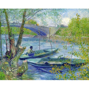 Cuadro en canvas. Van Gogh, Pesca en Primavera, el Pont de Clichy