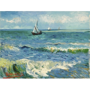 Quadro, stampa su tela. Vincent van Gogh, Les Saintes-Maries-de-la-Mer
