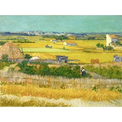 Wall art print and canvas. Vincent van Gogh, The harvest
