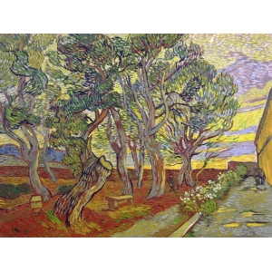 Cuadro en canvas. Vincent van Gogh, El jardín del Hospital de San Pablo