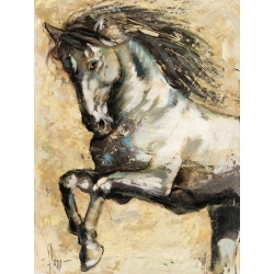 Leinwandbilder. Luigi Florio, Wildes Pferd