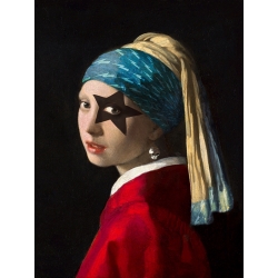 Moderne Leinwandbilder. Steven Hill, Girl with Skull Earring