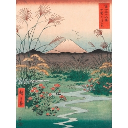 Leinwandbilder. Ando Hiroshige, Otsuki Plain in Kai Province