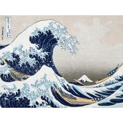 Cuadros japoneses en canvas. Hokusai, La gran ola de Kanagawa