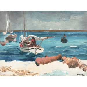 Tableau sur toile. Winslow Homer, Nassau