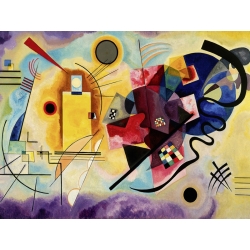 Leinwandbilder. Wassily Kandinsky, Yellow, Red & Blue