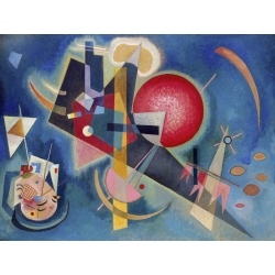 Cuadro abstracto en canvas. Wassily Kandinsky, Im Blau