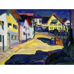 Leinwandbilder. Wassily Kandinsky, Murnau Burggrabenstrasse