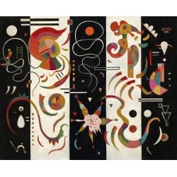 Quadro, stampa su tela. Wassily Kandinsky, Striped (Rayé)