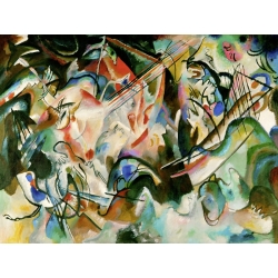 Wall art print and canvas. Wassily Kandinsky, Composition Number 6