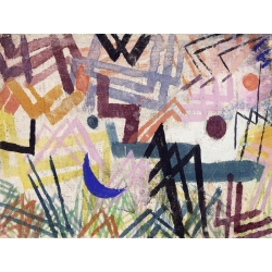 Quadro, stampa su tela. Paul Klee, The Power of Play in a Lech Landscape