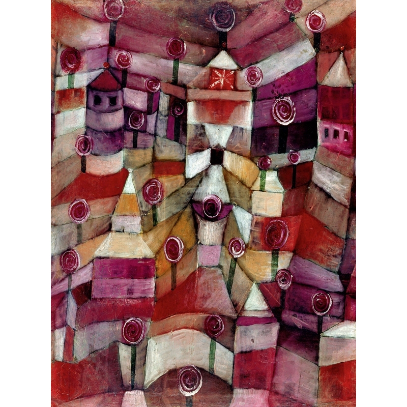 Tableau sur toile. Paul Klee, Rose Garden